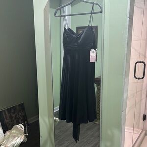 Black silk formal cocktail dress; Vivienne Tam- New, Never Worn!!